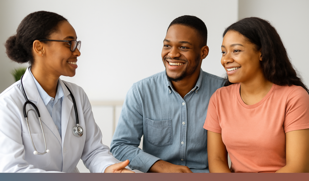 Female Doctor Consulting patient on HIV and STD